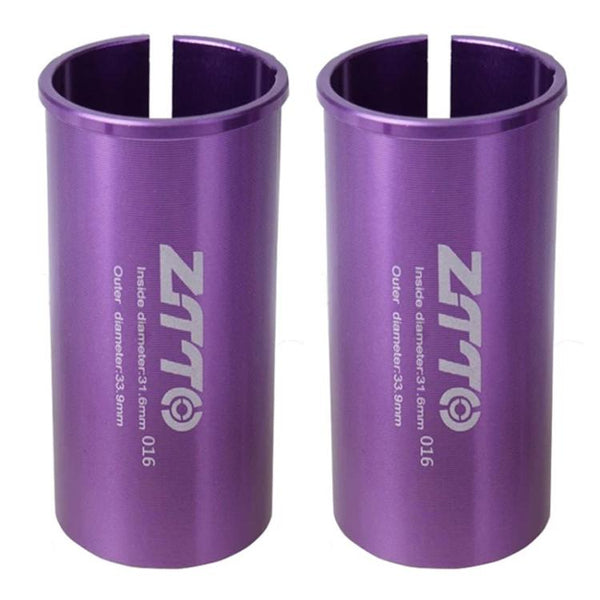2pcs ZTTO Bicycle Seat Post Conversion Sleeve Reducer Cover