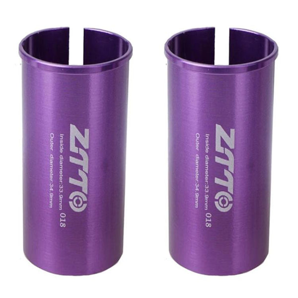 2pcs ZTTO Bicycle Seat Post Conversion Sleeve Reducer Cover