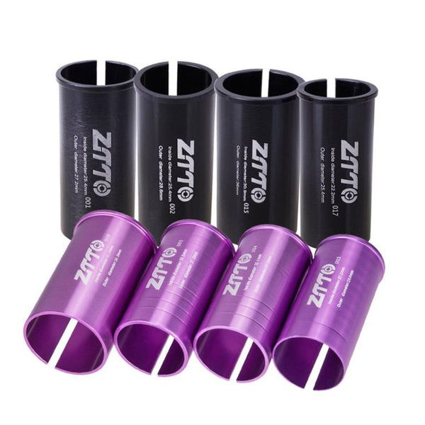 2pcs ZTTO Bicycle Seat Post Conversion Sleeve Reducer Cover
