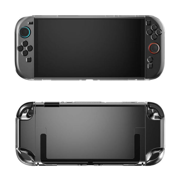 For Nintendo Switch 2 Crystal Shell Case Split Gamepad Transparent Protective Cover
