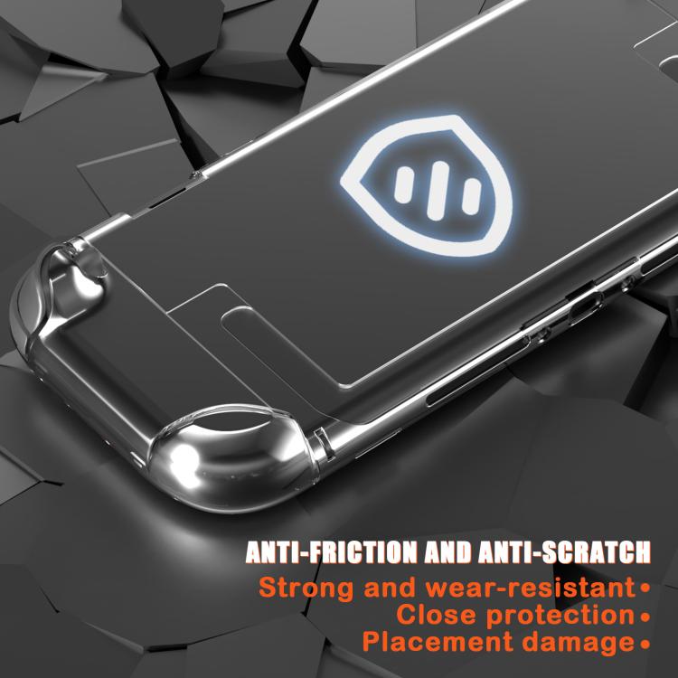 For Nintendo Switch 2 Crystal Shell Case Split Gamepad Transparent Protective Cover