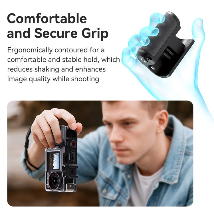 aMagisn Xplorer Grip Kit Street Vlogging Handle For Insta360, DJI Action, and GoPro Hero Series Action Cameras