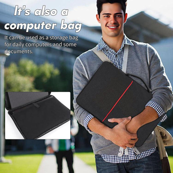 16-Inch Laptop Bag Sun Shade Foldable Anti-Glare Privacy Screen Cover for Outdoor Use