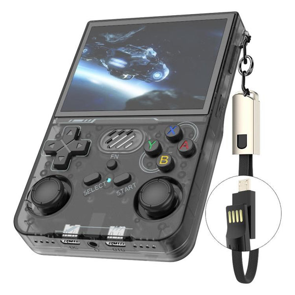 R36XX Dual-Band WiFi Handheld Game Console 3.5-Inch IPS HD Mipi Screen Open-Source Linux OS, 64G, 128G