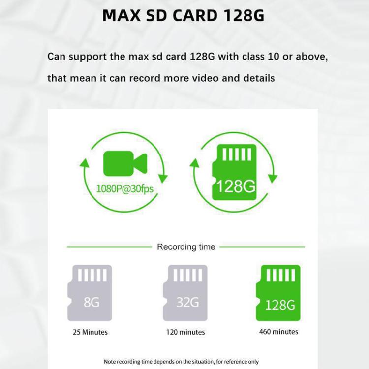 1080P HD Infrared Night Vision XWIFI Interconnected Driving Recorder