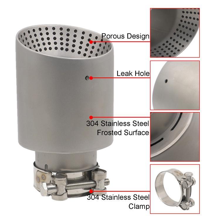 Car Inclined Stainless Steel Muffler Exhaust Pipe