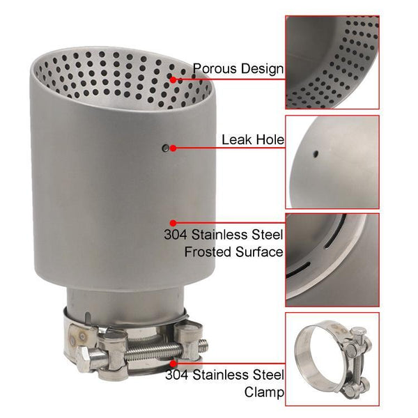 Car Inclined Stainless Steel Muffler Exhaust Pipe