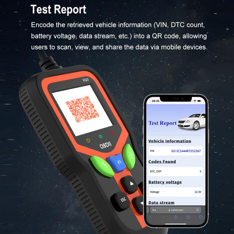 OBD 9-16V Car Battery Fault/Health Tester