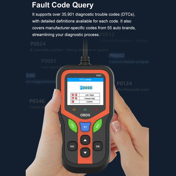 OBD 9-16V Car Battery Fault/Health Tester