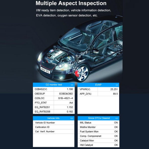OBD 9-16V Car Battery Fault/Health Tester