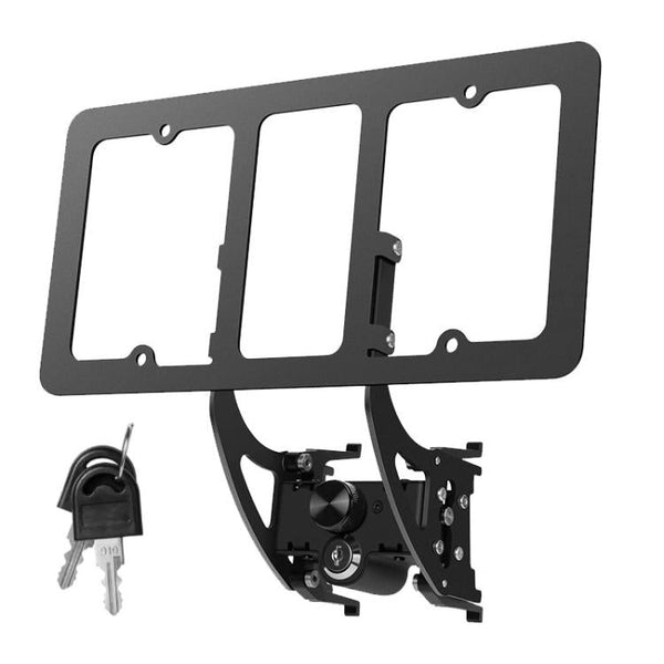 For Tesla Model 3/Y American Standard Anti-Theft Vertical License Plate Frame With Lock