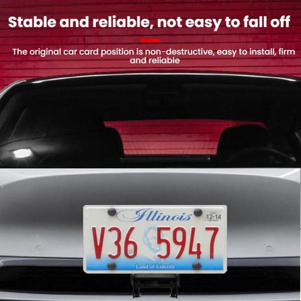 For Tesla 2024+ Model 3 Highland US Standard Punch-Free License Plate Frame