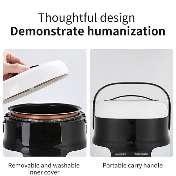 12V-24V 2L Car-Mounted Push-Button Rice Cooker