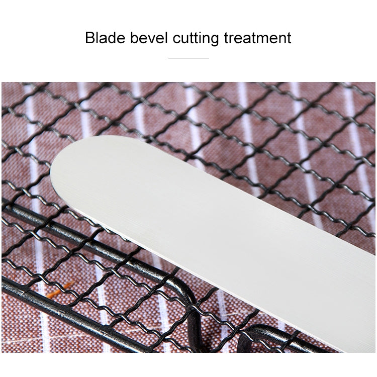 Stainless Steel Cream Spatula Stainless Steel Bell Knife Cake Spatula Baking Scraper Baking Tools