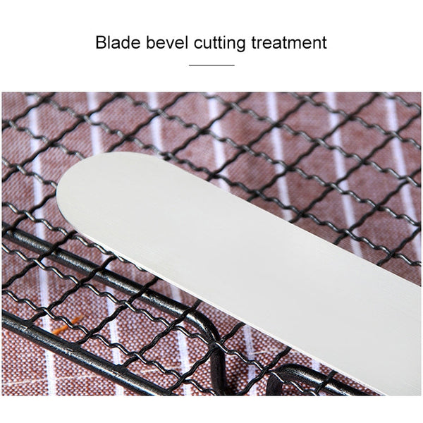 Stainless Steel Cream Spatula Stainless Steel Bell Knife Cake Spatula Baking Scraper Baking Tools