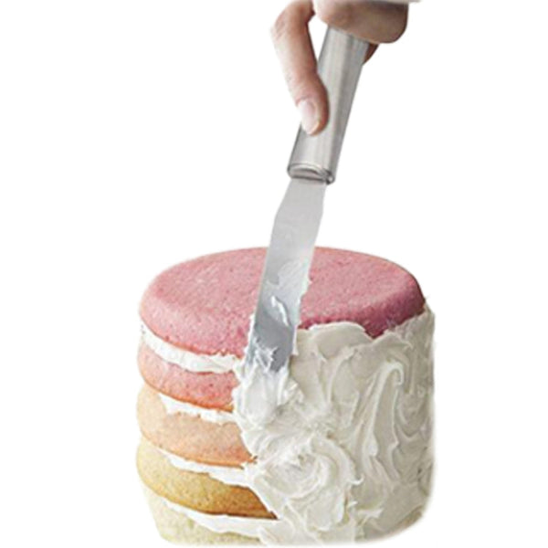 Stainless Steel Cream Spatula Stainless Steel Bell Knife Cake Spatula Baking Scraper Baking Tools