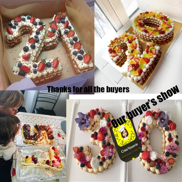 2 PCS Numbers Cake Mold Cake Decorating Tools