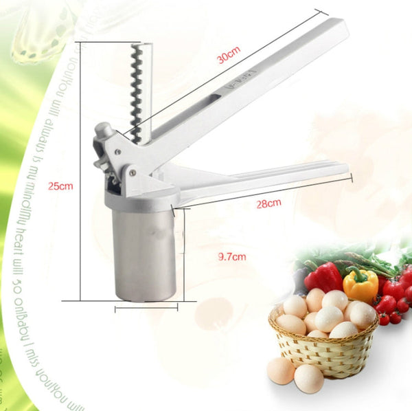 Household Stainless Steel Pasta Machine Small Manual Pasta Machine Multi-function Noodle Machine, Noodle Machine + 7 PCS Mould
