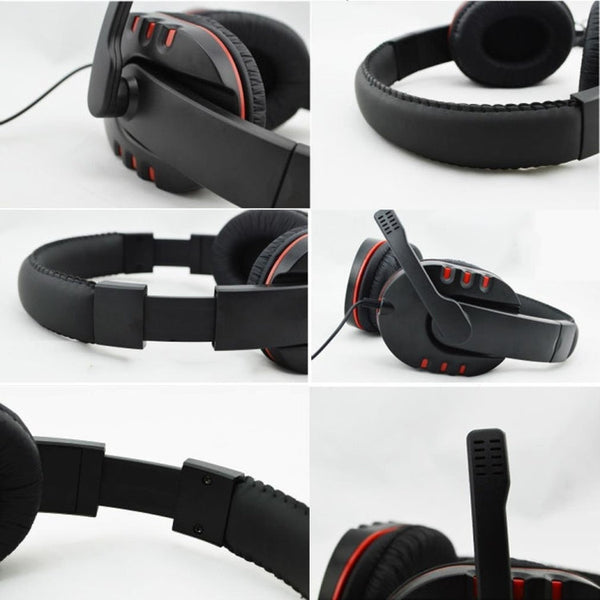 Wired Headphone 3.5mm Gaming Music Microphone For PS4 Play Station 4 Game PC Chat