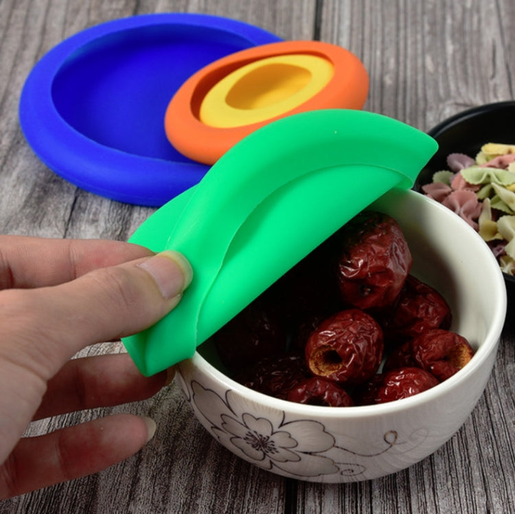 3 Sets 4 in 1 Silicone Fresh-Keeping Cover Set Multifunctional Fruit And Vegetable Sealable Stretchable Silicone Bowl Cover Random Color Delivery, Silicone Fresh-Keeping Cover