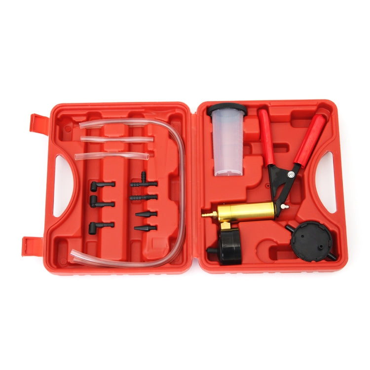 2 in 1 Brake Fluid Bleeder Change Hand Held Vacuum Pistol Pump Tester Kit, 2 in 1 Brake Fluid Bleeder