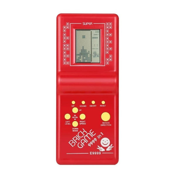 Classic Tetris Brick Game Handheld Game Console, Bulit-in 7 Kinds Games, Random Color Delivery