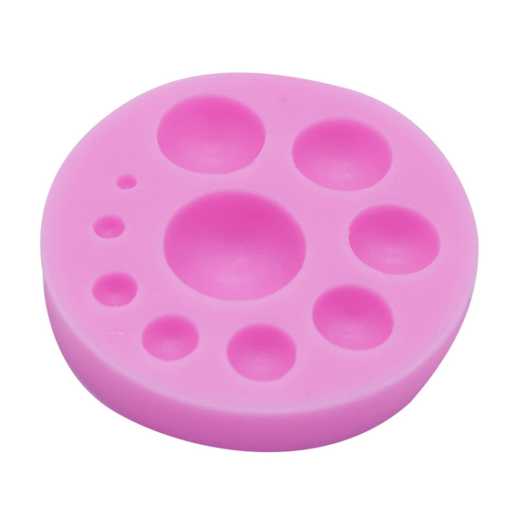 Round Silicone Fondant Cake Mold DIY Baking Decoration Chocolate Tool, Round Silicone(Grey), Round Silicone(Pink)