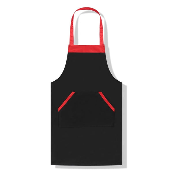 Solid Color Polyester Home Apron Antifouling Simple Adult Apron