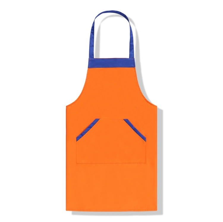 Solid Color Polyester Home Apron Antifouling Simple Adult Apron