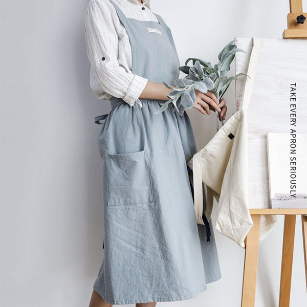 Cotton Simple Home Woman Apron