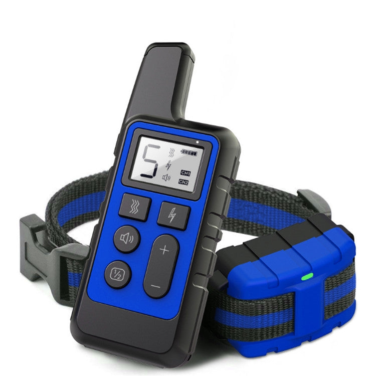 500m Dog Training Bark Stopper Remote Control Electric Shock Waterproof Electronic Collar