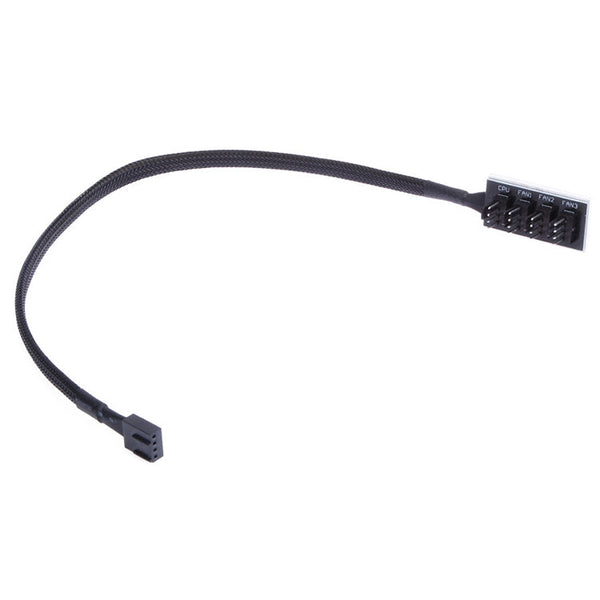 2 PCS Computer Fan PWM Hub Computer Chassis Fan Hub