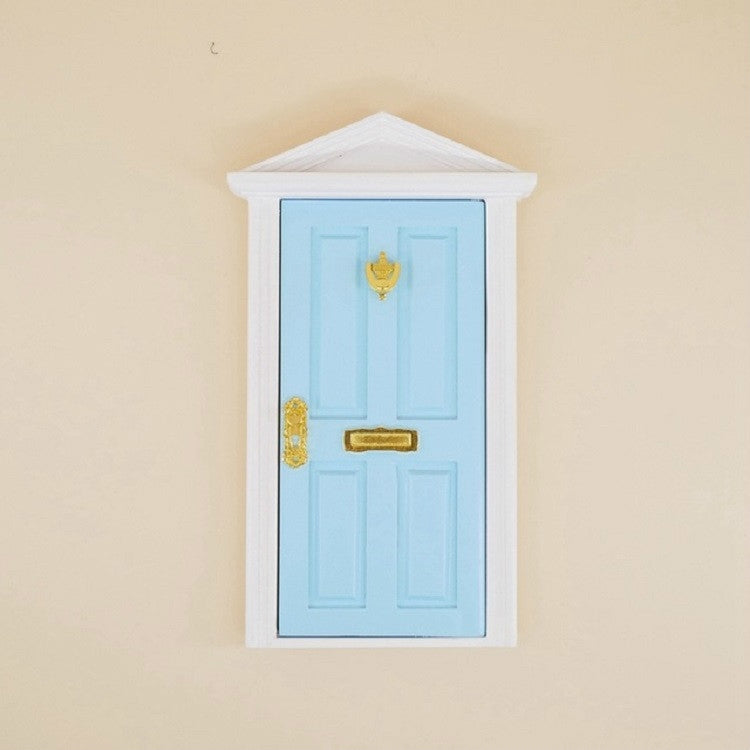 1:12 Doll House Miniature Fairy Tale Door Playing House Toy