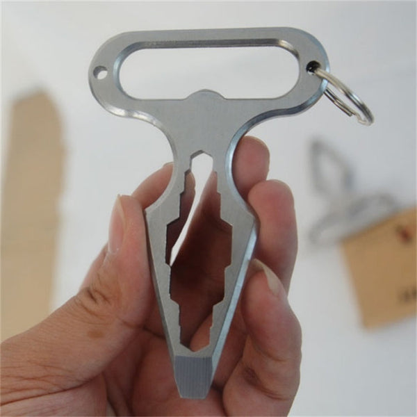 Mini Pocket EDC Stainless Steel Multi-function Self Security Defense Personal Tactical Tool