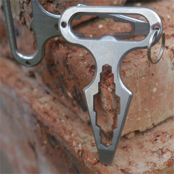 Mini Pocket EDC Stainless Steel Multi-function Self Security Defense Personal Tactical Tool