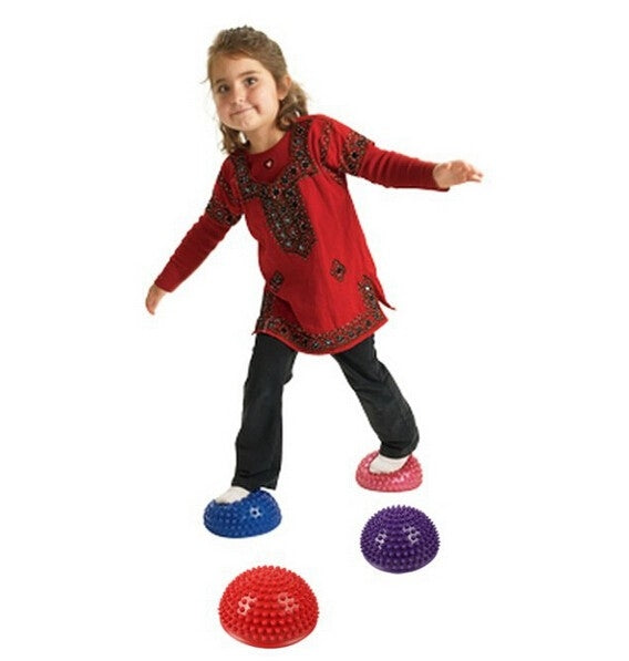 Hemisphere Balance Stepping Stones Durian Spiky Massage Ball Sensory Integration Indoor Outdoor Games Toys for Kids Children