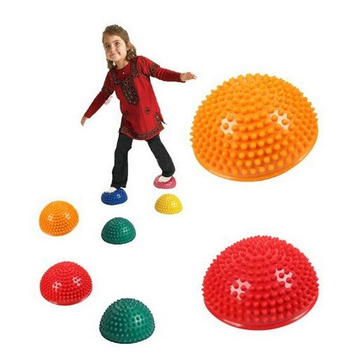 Hemisphere Balance Stepping Stones Durian Spiky Massage Ball Sensory Integration Indoor Outdoor Games Toys for Kids Children
