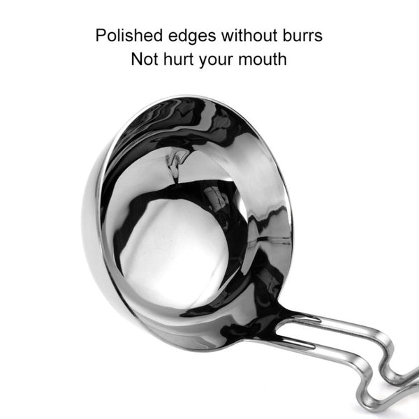 Stainless Steel Hot Pot Hanging Wall Spoon Creative Fishing Spoon Porridge Spoon, Soup Spoon, Colander