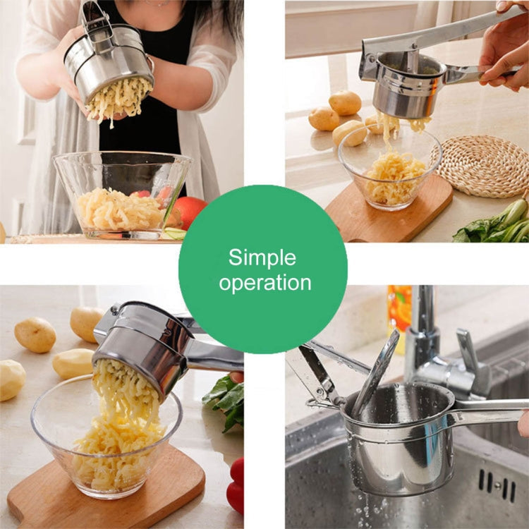 Potato Fruit Vegetable Manual Press Juicer Stainless Steel Crusher Squeezer, Manual Press Juicer