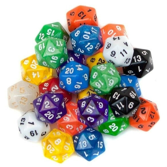 50 PCS Polyhedron Outdoor Bar Family Party Game Dice Board Game Accessories