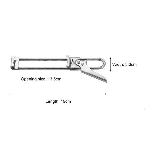 Stainless Steel bottle Opener Adjustable Can Opener Jam Bottle Opener Gadget, Adjustable Can Opener