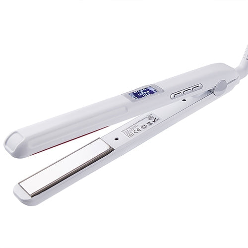RUCHA Ultrasonic Infrared Hair Care Iron Straightener with Adjustable Upgraded LCD Display, EU, US, UK, AU