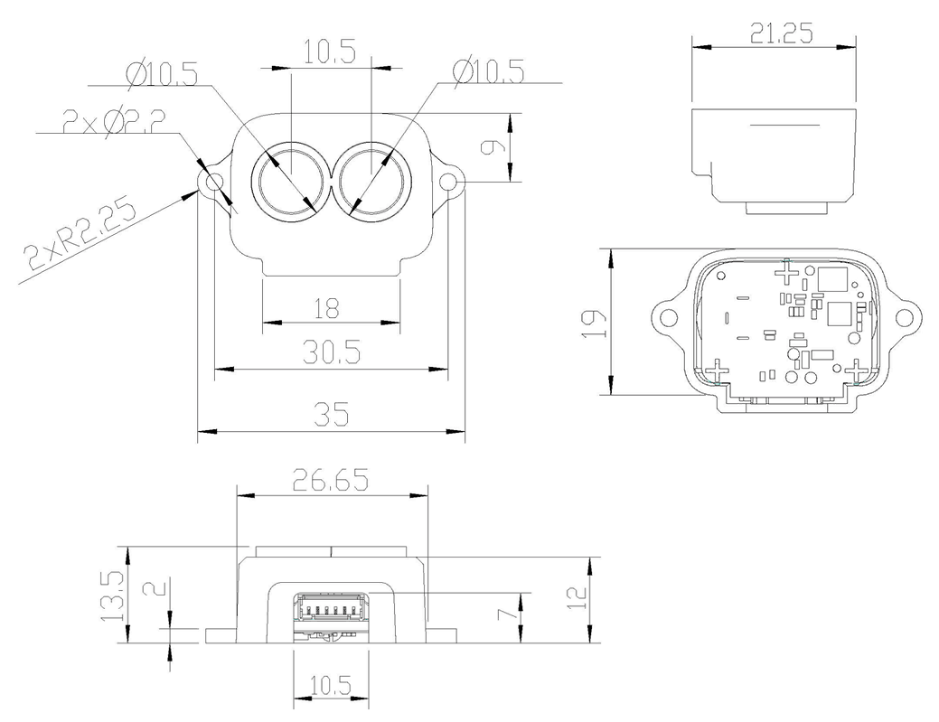 Benewake TF Luna Micro Lidar (8m)