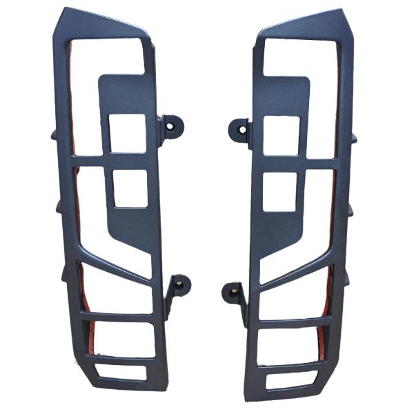 For Volkswagen Crafter Rear Light Guards - Hammerite Ultimate Matte Black (2018 Onwards)