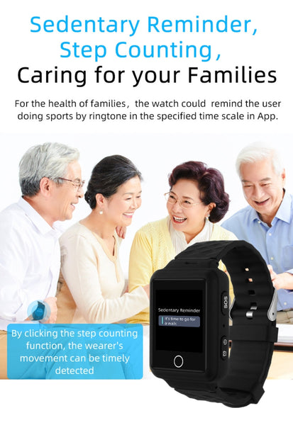 REACHFAR RF-V46-B GPS Smart Tracker WatchBand, Support SOS / Camera / Health Management / 4G LTE / Blood Pressure / Heart Rate, For North America / South America