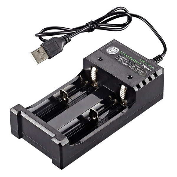 Dual Slot USB Charging Seat 3.7V Lithium Battery Charger
