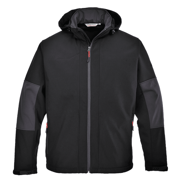 Portwest TK53 Hooded Water Resistant Softshell Jacket (3L)