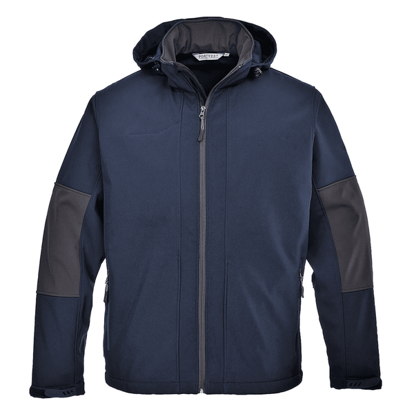 Portwest TK53 Hooded Water Resistant Softshell Jacket (3L)