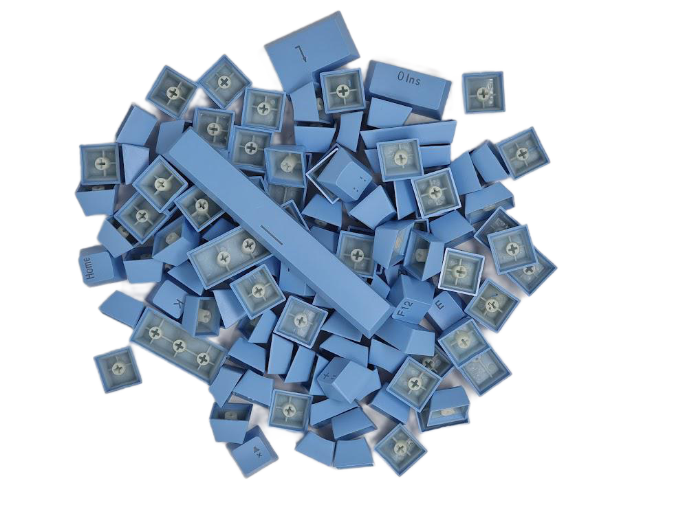 TKC ABS Blue Double Shot Keycaps