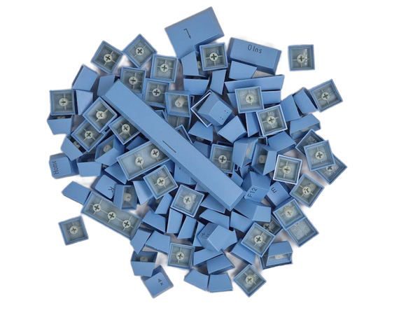 TKC ABS Blue Double Shot Keycaps
